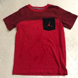 Red Jordan shirt